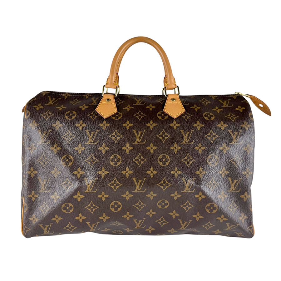 ルイ ヴィトン LOUIS VUITTON ハンドバッグ ボストンバッグ モノグラム スピーディ40 モノグラムキャンバス ブラウン ゴールド ユニセックス M41522【中古】 z10691