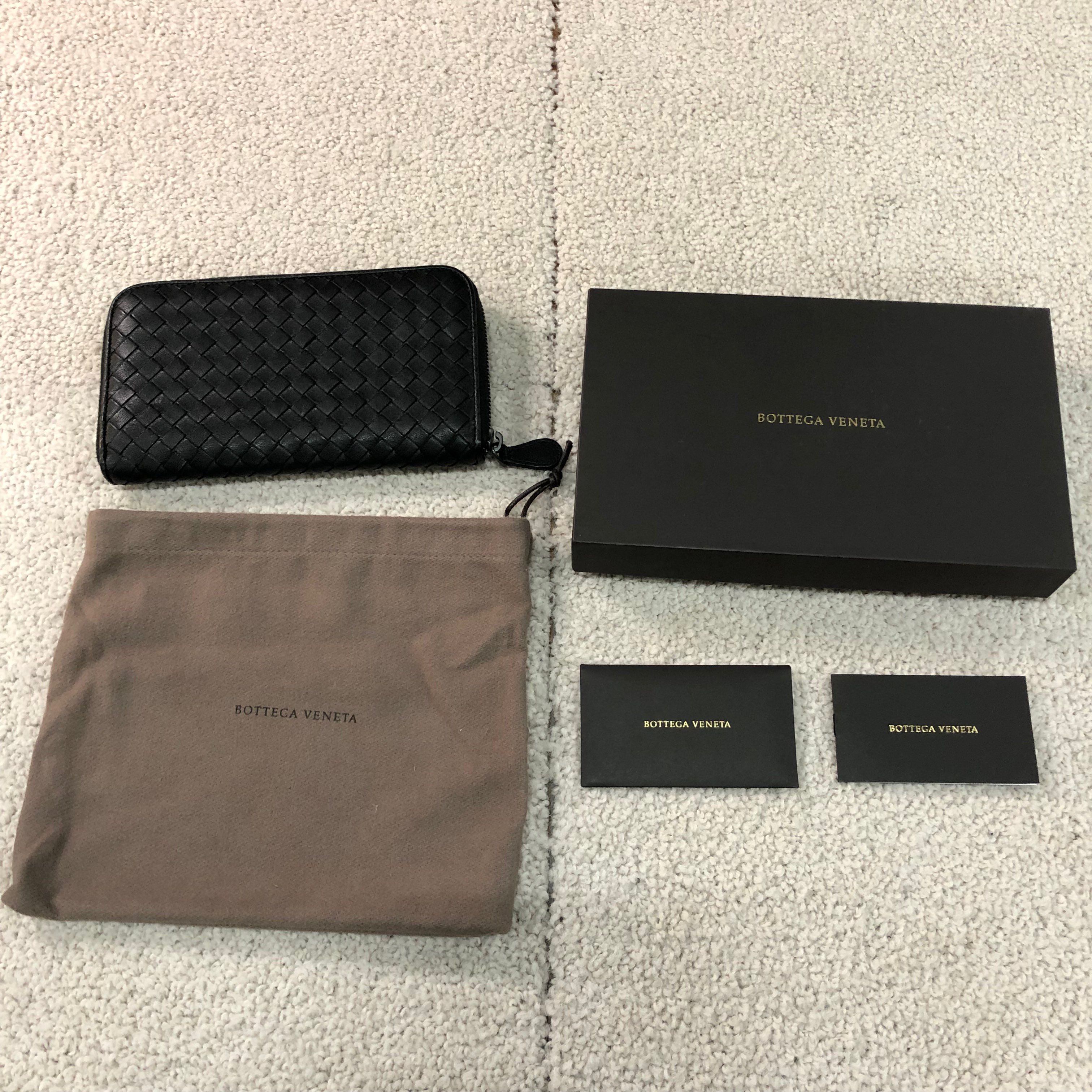 ボッテガ ヴェネタ イントレチャート ラウンドファスナー 長財布