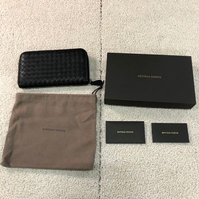 ボッテガ ヴェネタ イントレチャート ラウンドファスナー 長財布