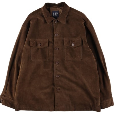 古着 90年代 ギャップ GAP オールドギャップ スエードレザージャケット メンズXL相当 ヴィンテージ/eaa604593