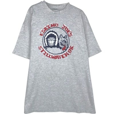 古着 80年代 ヘインズ Hanes BEEFY-T 青タグ Eskimo Joe's エスキモー ジョーズ アドバタイジングTシャツ USA製 メンズXL相当 ヴィンテージ/eaa645808