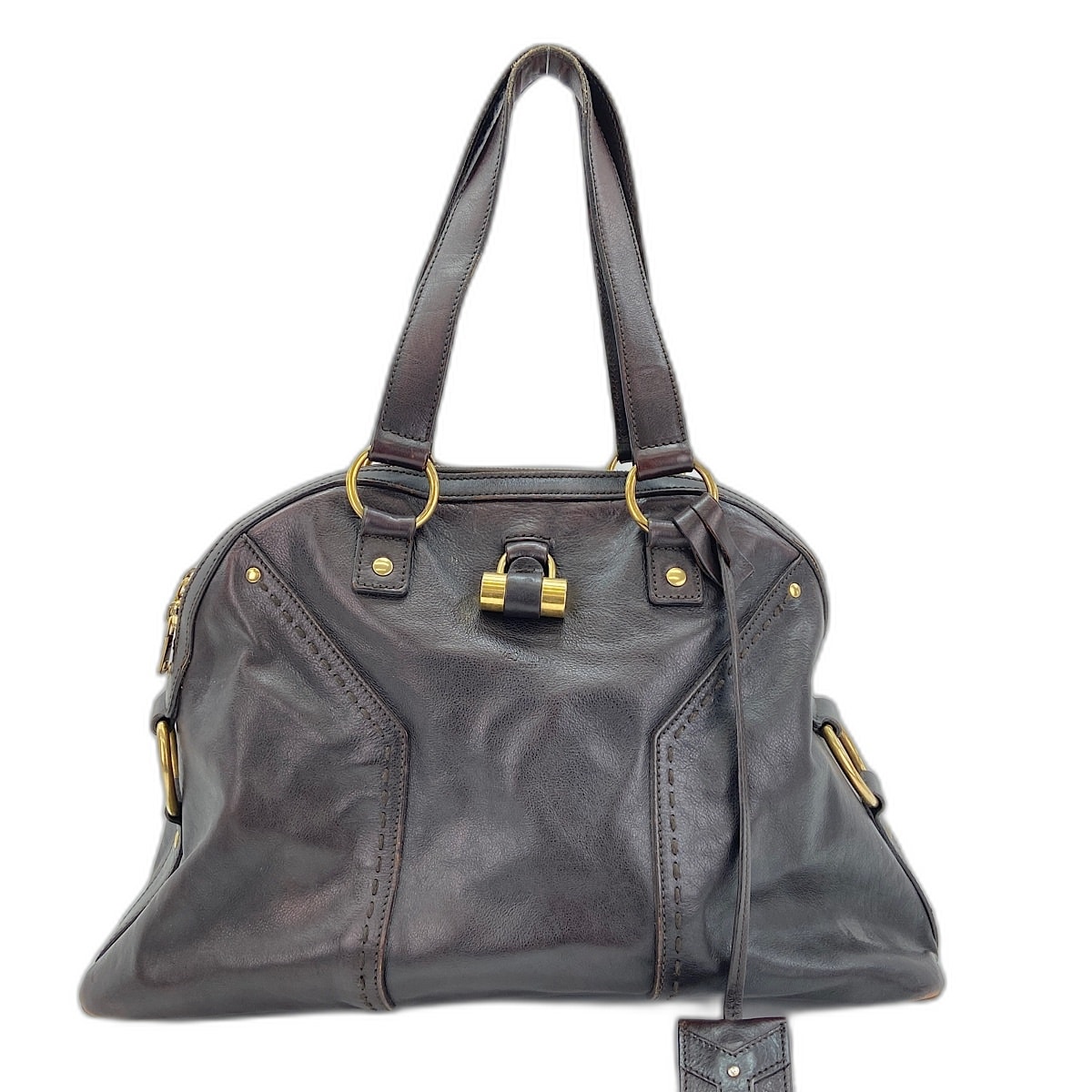 イヴ・サンローラン YSL ミューズ  ハンドバッグ【中古】