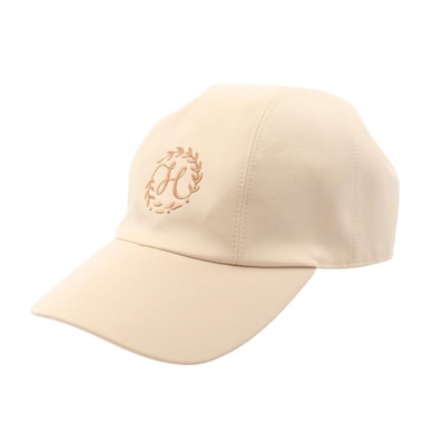 エルメス HERMES デイヴィス H プリマヴェーラ キャップ 帽子 コットン レディース ベージュ系 【中古】