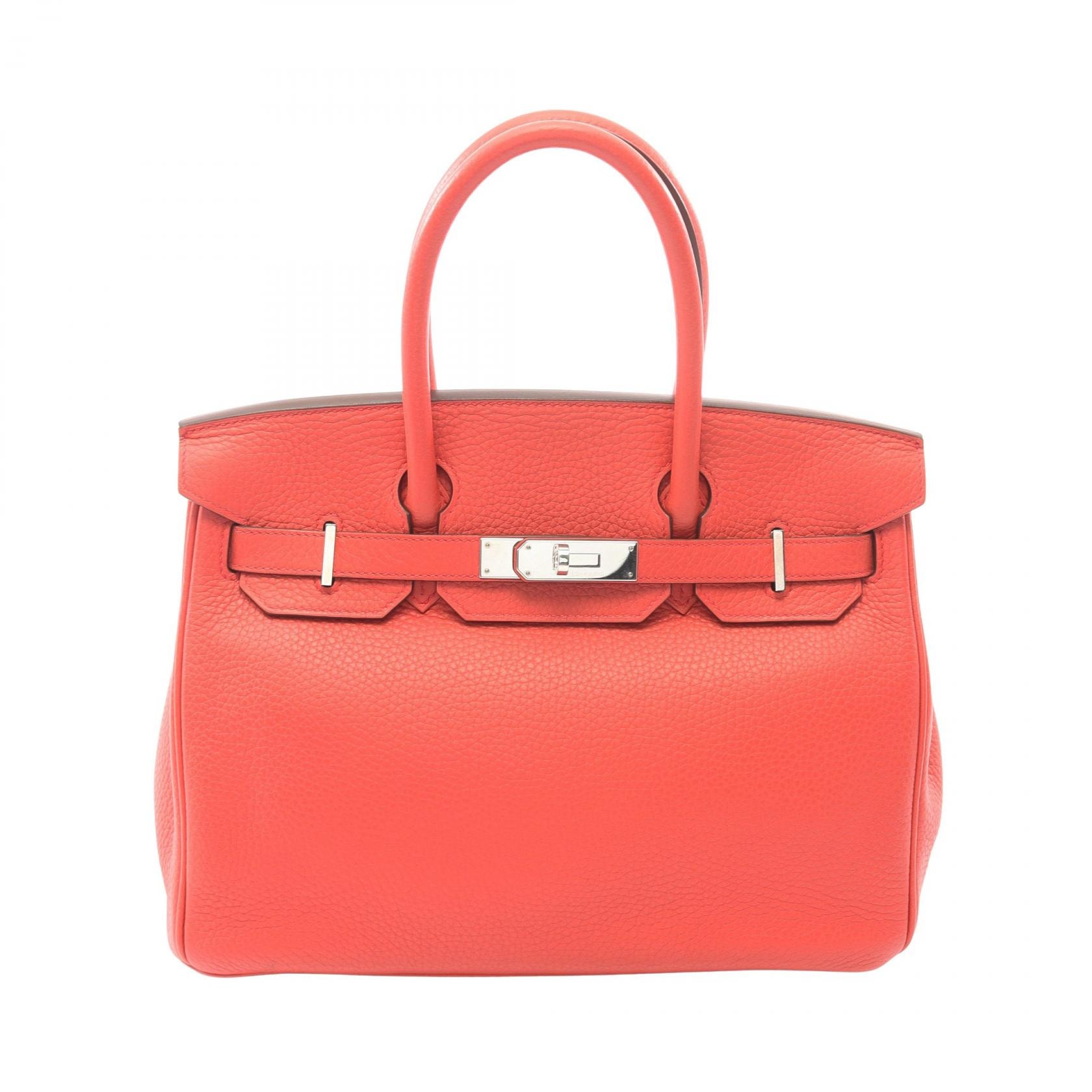 エルメス HERMES バーキン30 ブーゲンビリア ハンドバッグ バッグ レザー トリヨンクレマンス ブーゲンビリア A刻印(2017年製造) レディース ピンク系 030335CK 【中古】