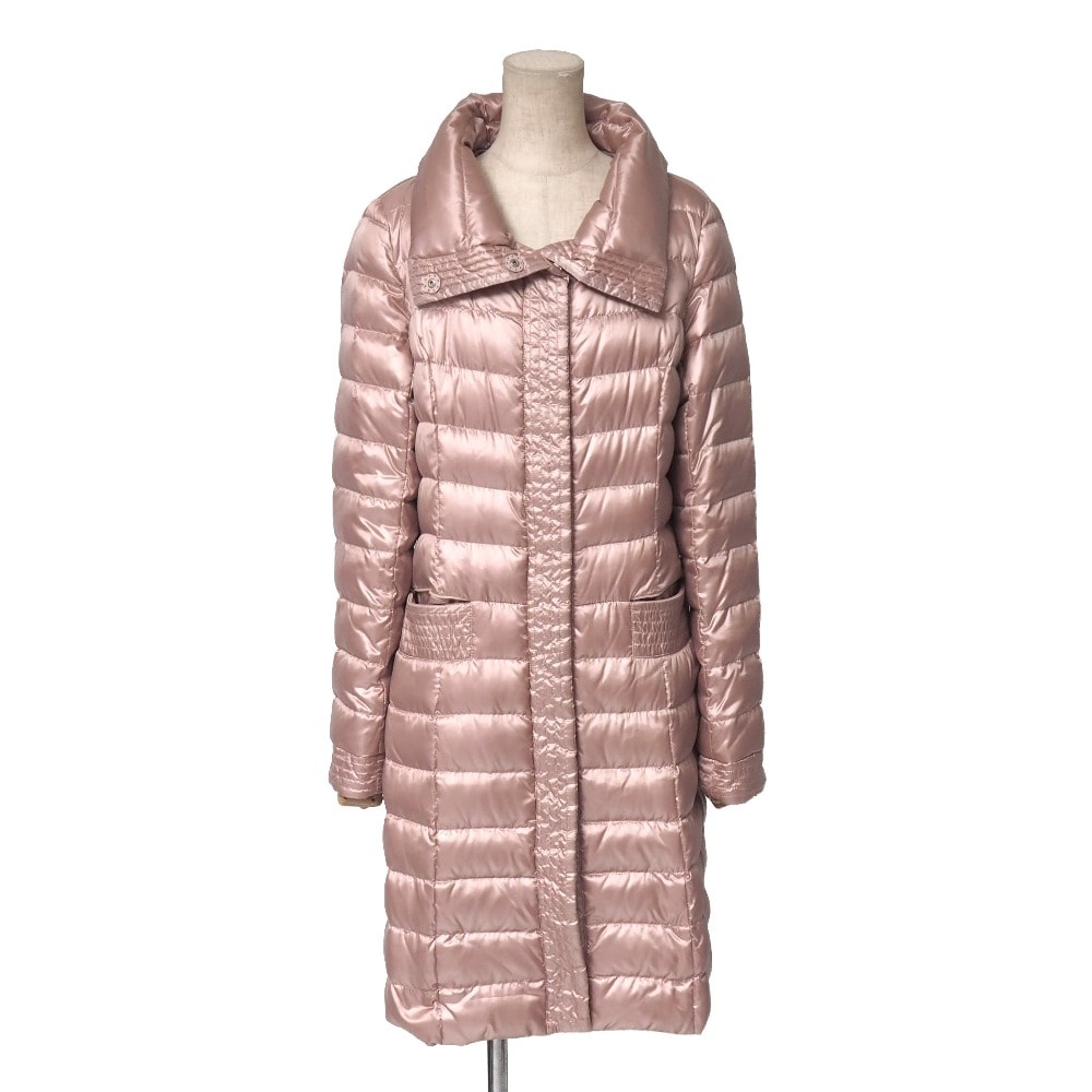 Max Mara Studio マックスマーラ ストゥディオ コート サイズ42 ダウンコート ジップアップ ベルテッド 中綿 ロングコート ブランド古着【中古】20260122/RA7275