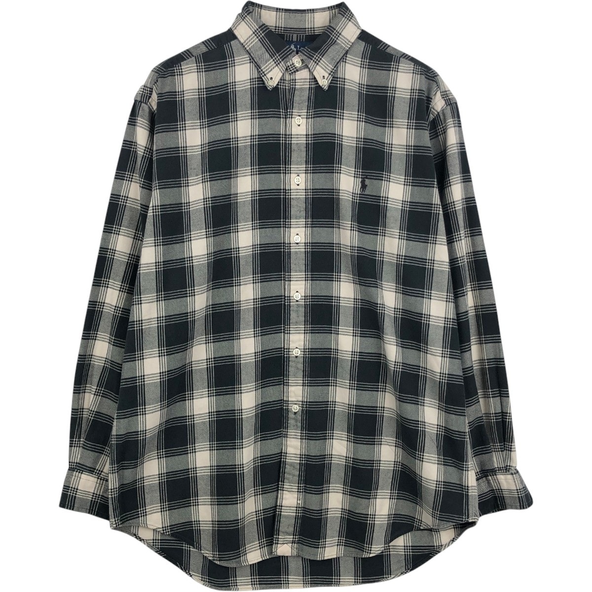 古着 ラルフローレン Ralph Lauren BLAKE 長袖 ボタンダウン フランネルシャツ メンズM相当/eaa677113