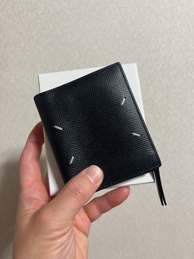 Maison Margiela Folded Leather Wallet "Black"