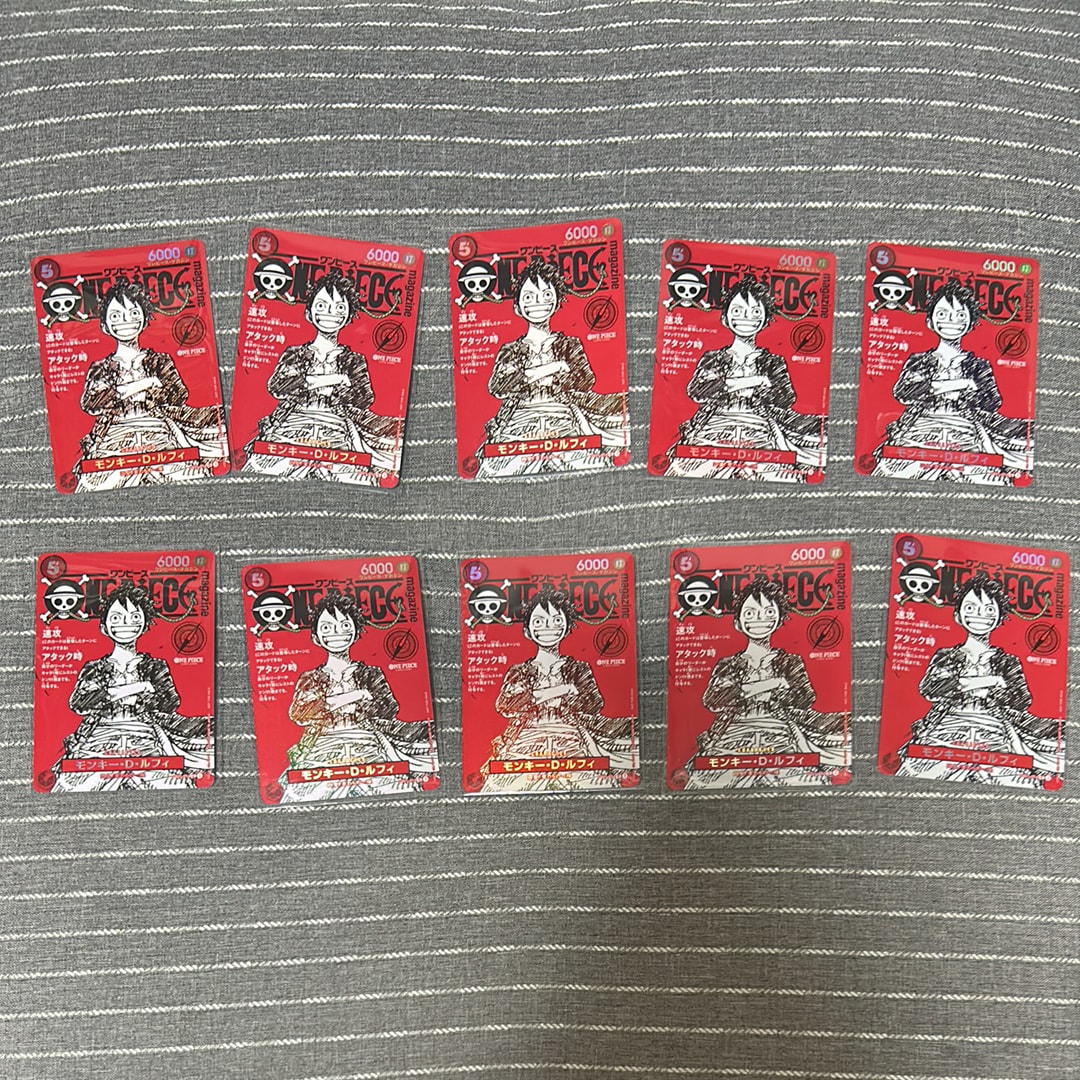 モンキー・D・ルフィ SR [ST21-014](プロモーションカード「ワンピースマガジン 特集 週刊少年ジャンプとワンピース 020」)