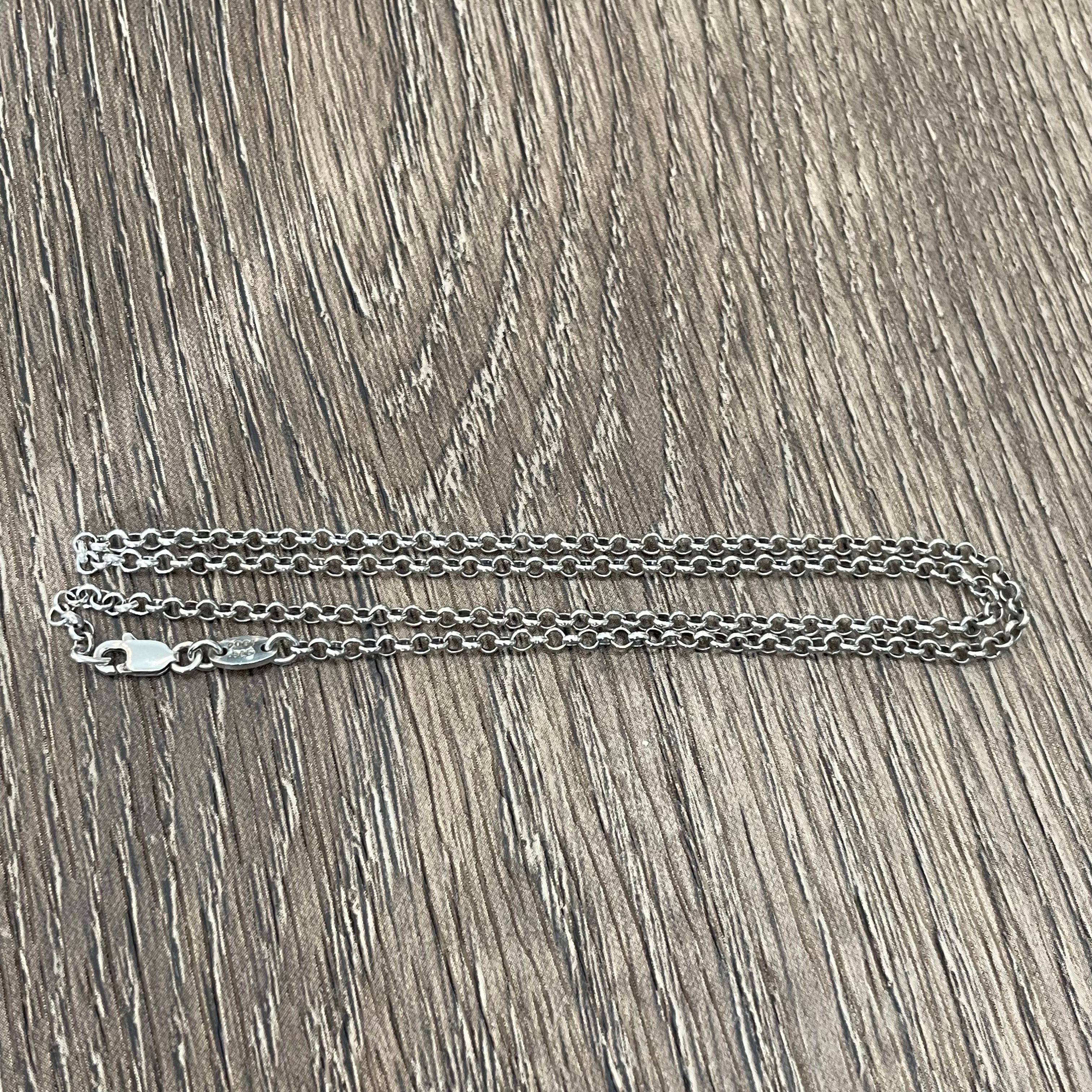 Chrome Hearts Neck Chain Roll 40cm (16 inch) "Silver"