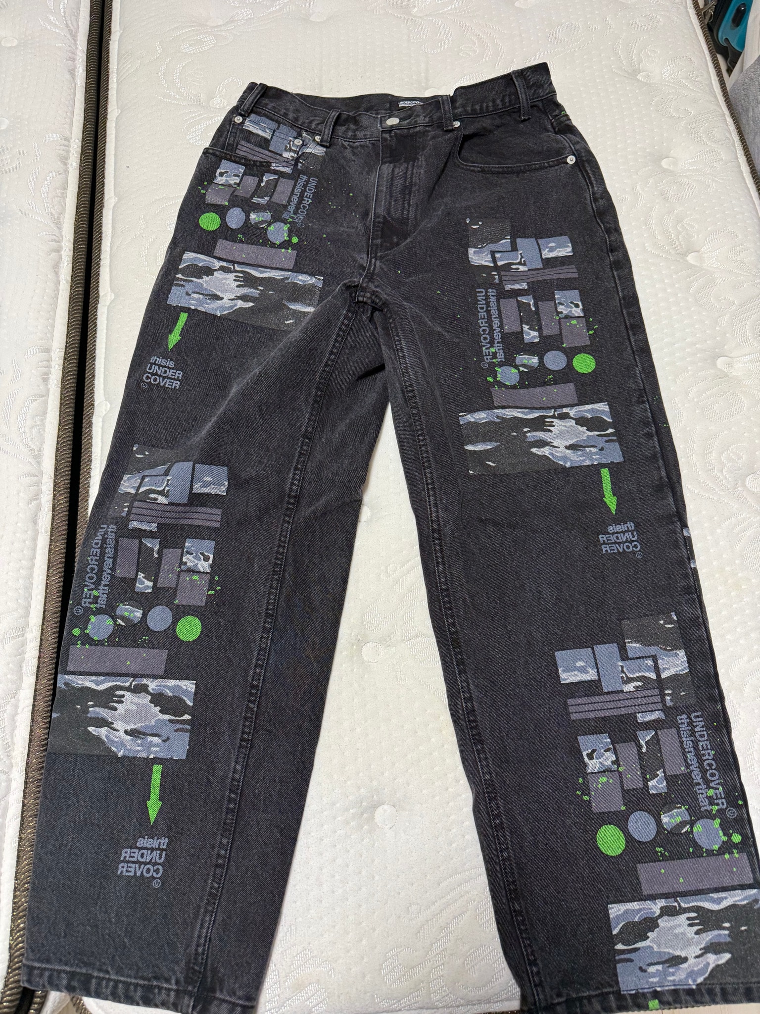 thisisneverthat x UNDERCOVER Denim Pants "Black"