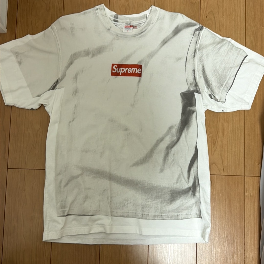 Supreme x MM6 Maison Margiela Box Logo Tee "White"