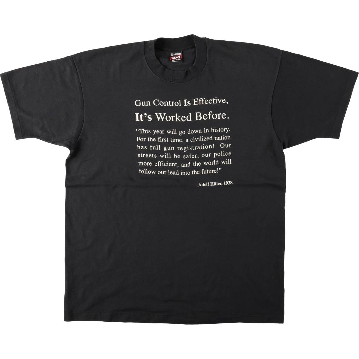 古着 90年代 フルーツオブザルーム FRUIT OF THE LOOM メッセージプリントTシャツ USA製 メンズXL相当 ヴィンテージ/eaa657382