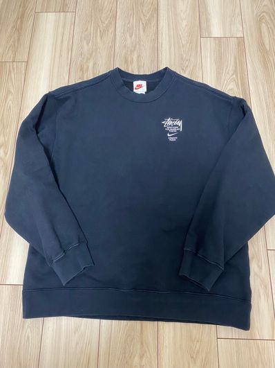 Nike x Stussy International Crewneck Sweatshirt (US Size) "Black" DC4198-010