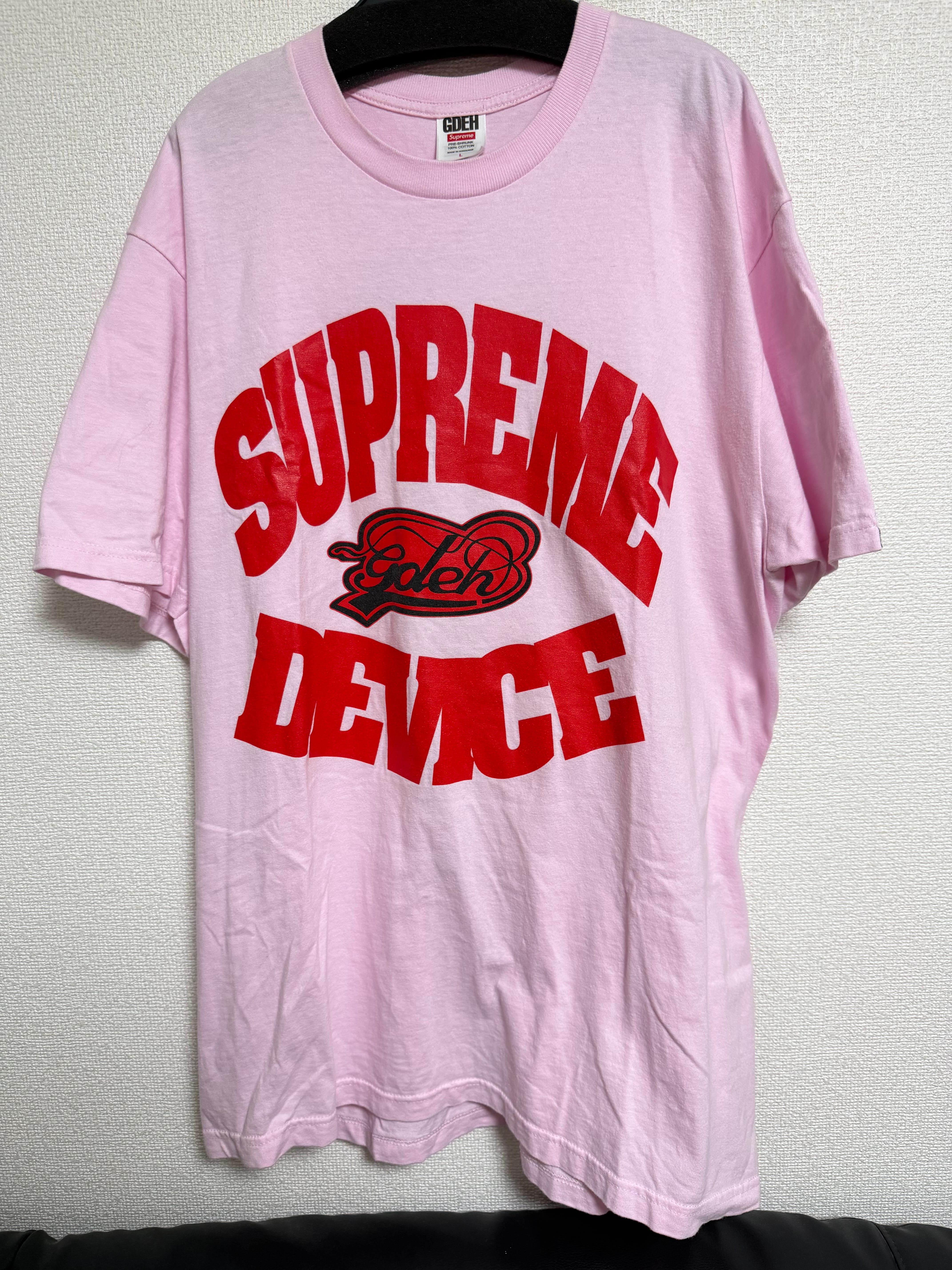 Supreme x GOODENOUGH Device Tee "Light Pink"