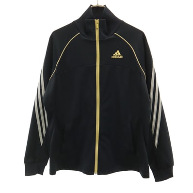 adidas アディダス トラックジャケット M ブラック ジャージ