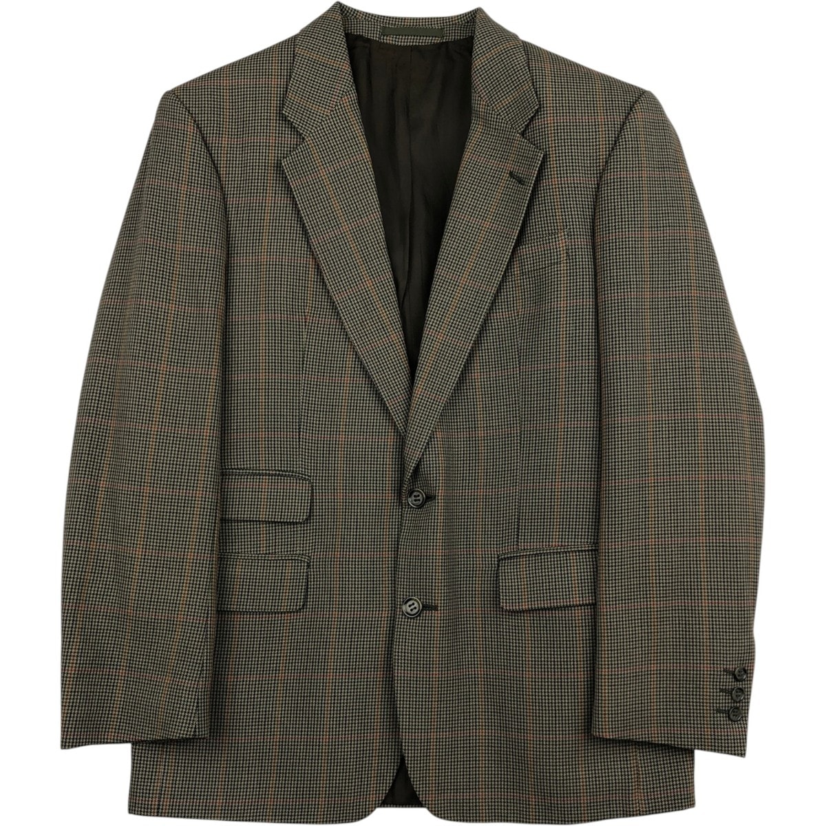 古着 セントマイケル St.Michael ガンクラブチェック ウールテーラードジャケット メンズM相当/eaa628530