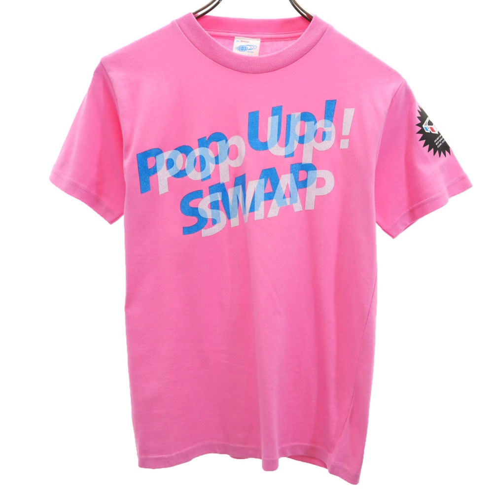 BEAMS ビームス × スマップ コラボ 半袖 ツアー Tシャツ S ピンク POPUP SMAP