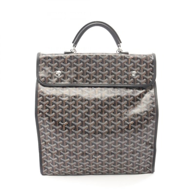 ゴヤール GOYARD サンレジェ リュックサック バックパック バッグ PVCコーティングキャンバス レザー レディース ブラック系 / マルチカラー 【中古】