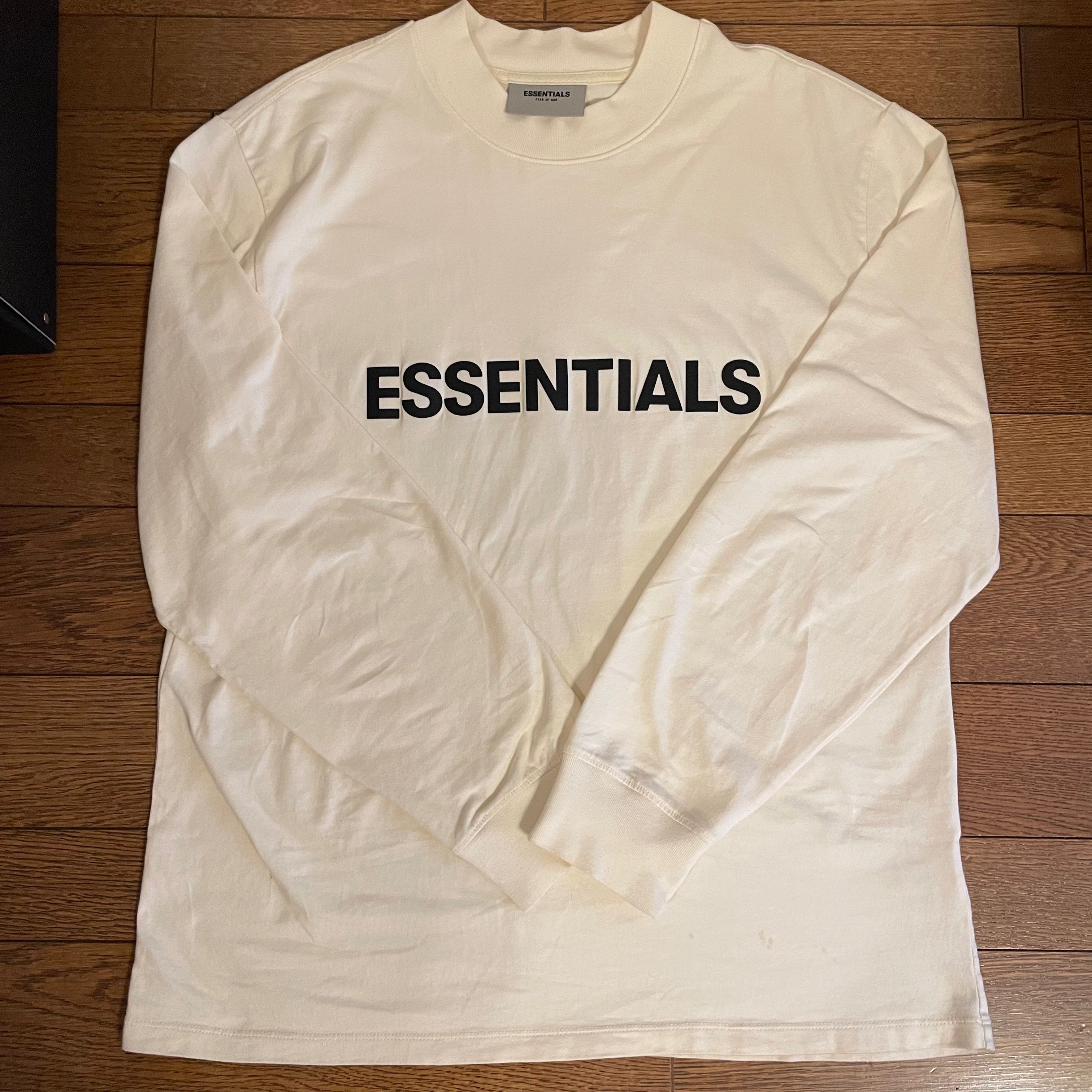 FEAR OF GOD ESSENTIALS Long Sleeve Tee "Butter cream"