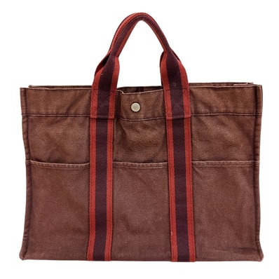 エルメス HERMES トートバッグ フールトゥMM フールトゥMM A4サイズ収納可 ワインレッド
