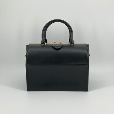 LOUIS VUITTON(ルイ・ヴィトン) Speedy Doctor 25 2WAY レザー M53041 ショルダーバッグ ブラック×ゴールド