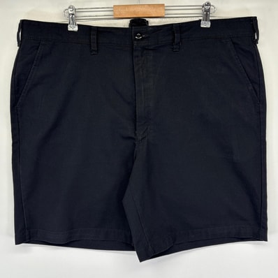 古着 レッドキャップ RED KAP ショートパンツ ワーク ハーフ ショーツ ワンポイントロゴ 大きいサイズ w44 ブラック メンズ