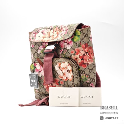 GUCCI グッチ GGブルームス GGスプリーム GGブルームス 410544 200047 リュック・デイパック Canvas ベージュ ピンク マルチカラー レディース