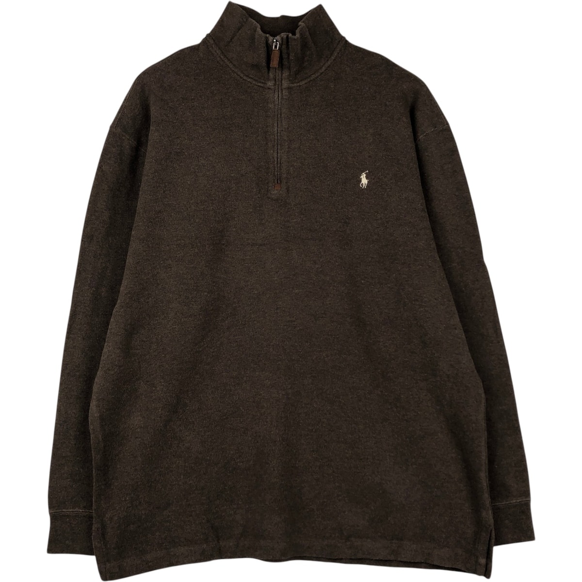 古着 ラルフローレン Ralph Lauren POLO by Ralph Lauren ハーフジップスウェットシャツ トレーナー メンズXL相当/eaa647575