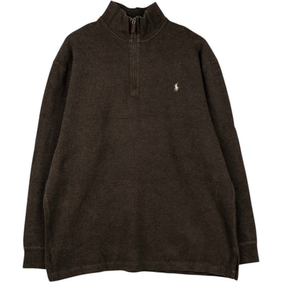 古着 ラルフローレン Ralph Lauren POLO by Ralph Lauren ハーフジップスウェットシャツ トレーナー メンズXL相当/eaa647575