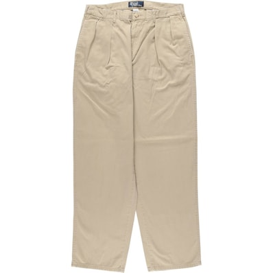 古着 ラルフローレン Ralph Lauren POLO by Ralph Lauren ツータック チノパンツ メンズw32相当/eaa663452