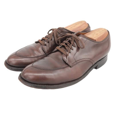 オールデン Leather soul別注 D8603 Vチップ シューズ メンズ バーカンディ 8D 8D