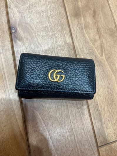 GUCCI GG Marmont Leather Key Case