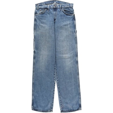 古着 ディッキーズ Dickies デニムペインターパンツ メンズw32相当/eaa664114
