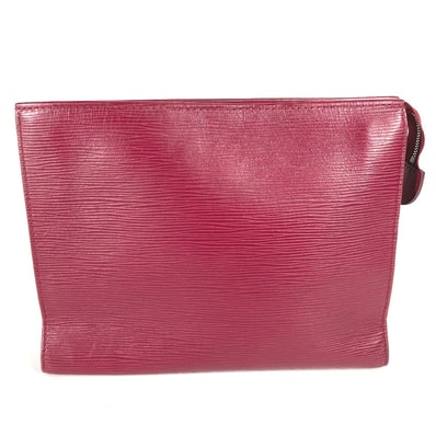 ルイヴィトン LOUIS VUITTON ポッシュ トワレ26 M41085 エピ ポーチ カバン メイクポーチ セカンドバッグ クラッチバッグ エピレザー フューシャ レッド