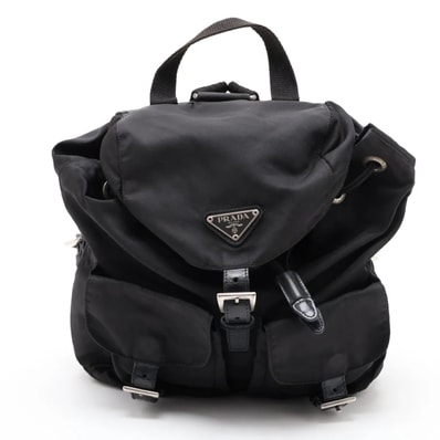 ■美品 プラダ テスート ナイロントライアングルロゴリュックサック