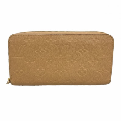 ★最終価格【6da0618】ルイヴィトン 長財布 モノグラム・アンプラント ジッピーウォレット M61866 デュンヌ【中古】レディース