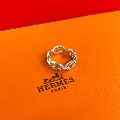 HERMES エルメス アンシェネ リング シルバー925 リング・指輪 11号 シルバー
35566