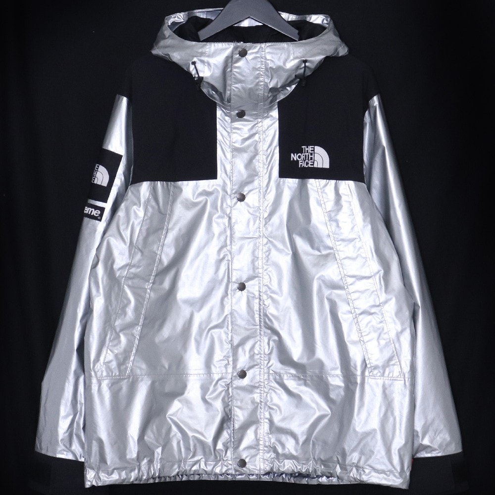 Supreme x The North Face Metallic Mountain Parka "Silver"