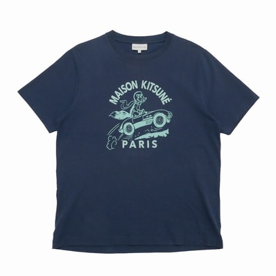 MAISON KITSUNE メゾンキツネ Racing Fox Comfort T-Shirt 半袖Tシャツ サイズS ブランド古着【中古】20260604/RA9615