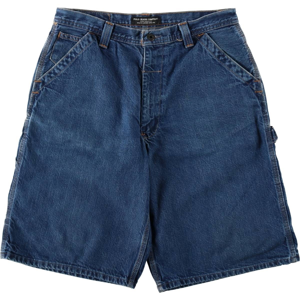 古着 ラルフローレン Ralph Lauren POLO JEANS COMPANY デニムペインタージョーツ ハーフパンツ/eaa647943