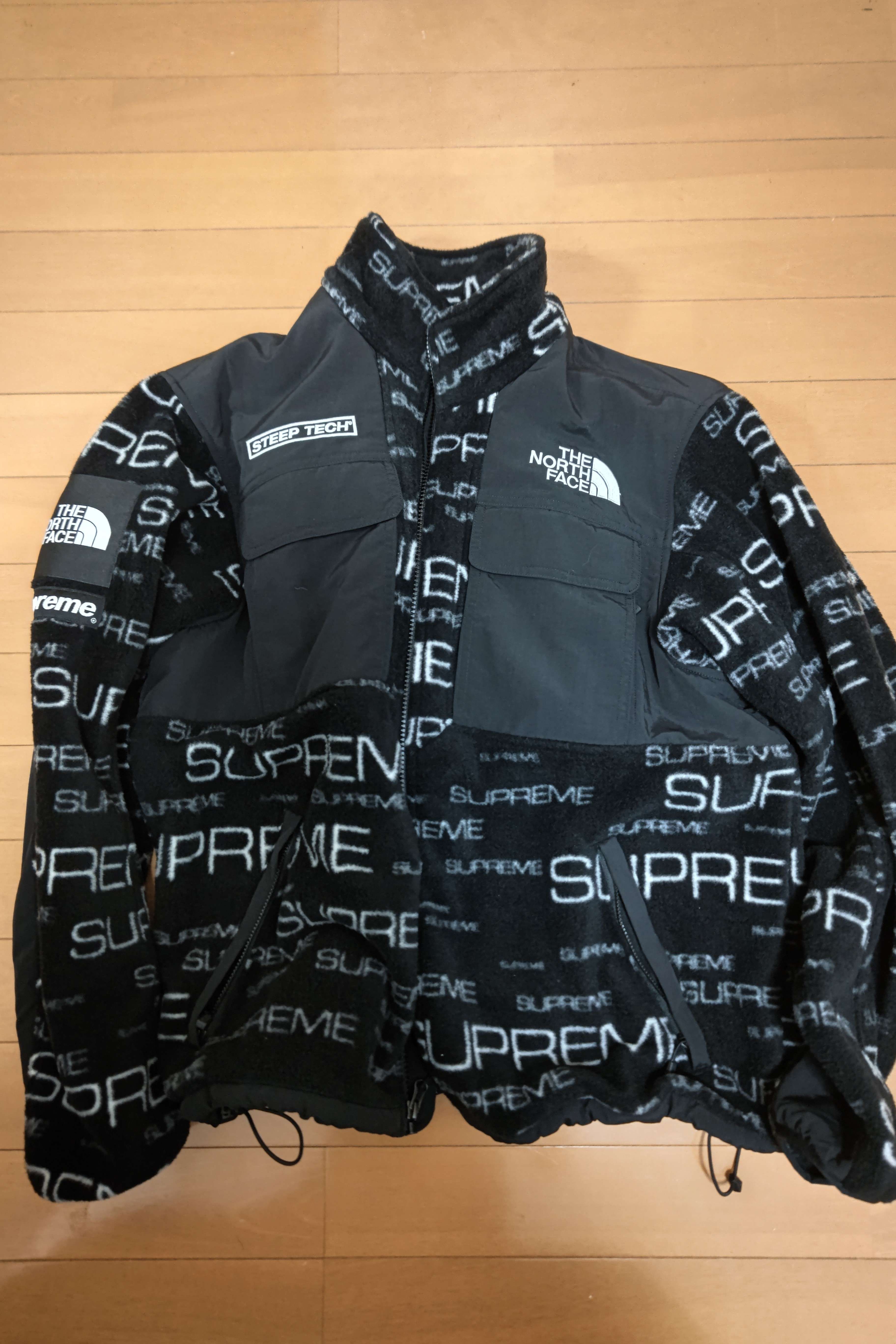 Supreme x The North Face Steep Tech Fleece Jacket "Black"