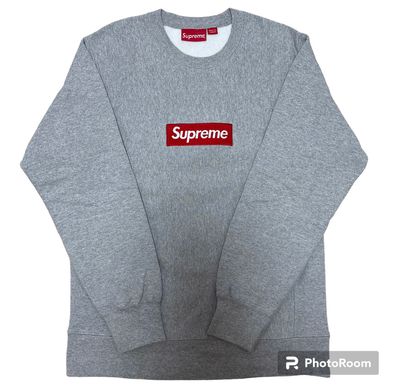 Supreme Box Logo Crewneck "Grey" (15FW)
