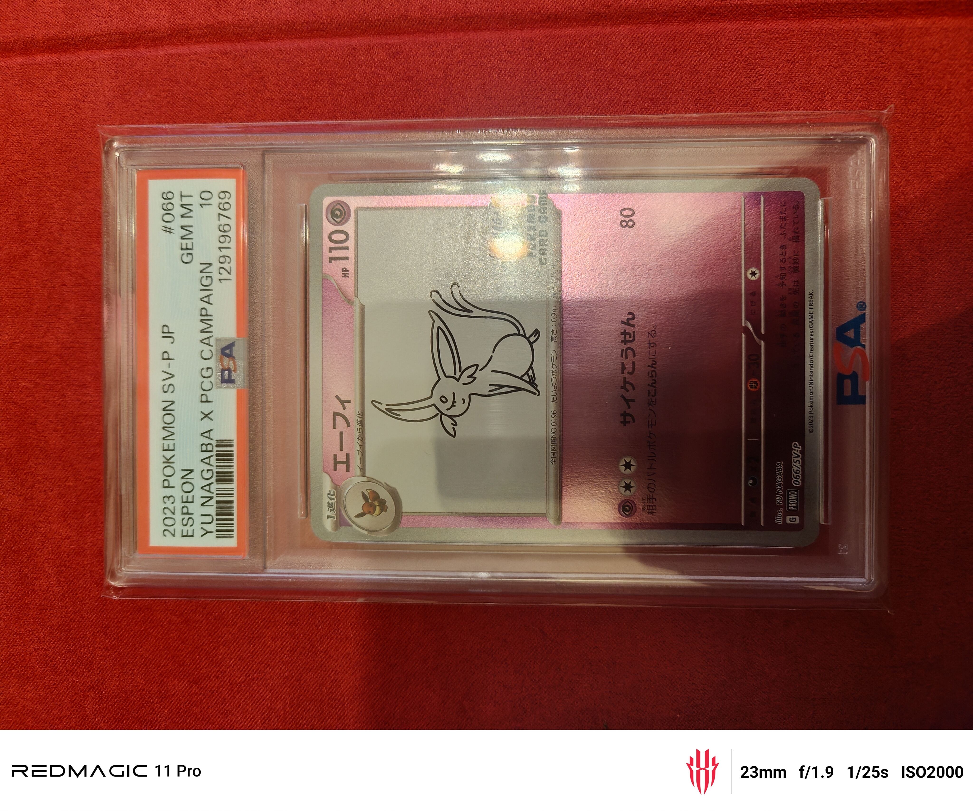 PSA10】エーフィ: プロモ [SV-P 066](「YU NAGABA×ポケモンカード