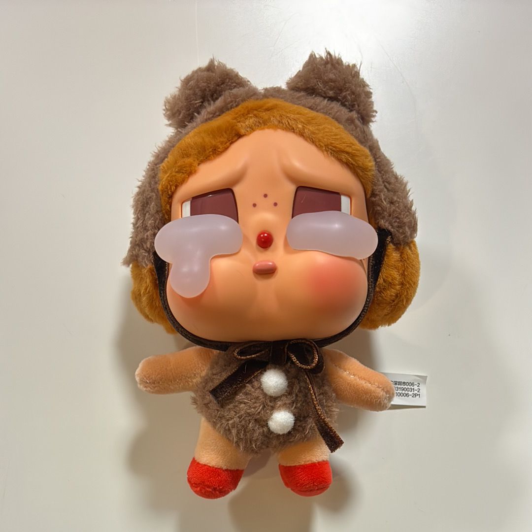 POP MART CRYBABY Crying Again Series Face Plush LOVE MAKES US CRY