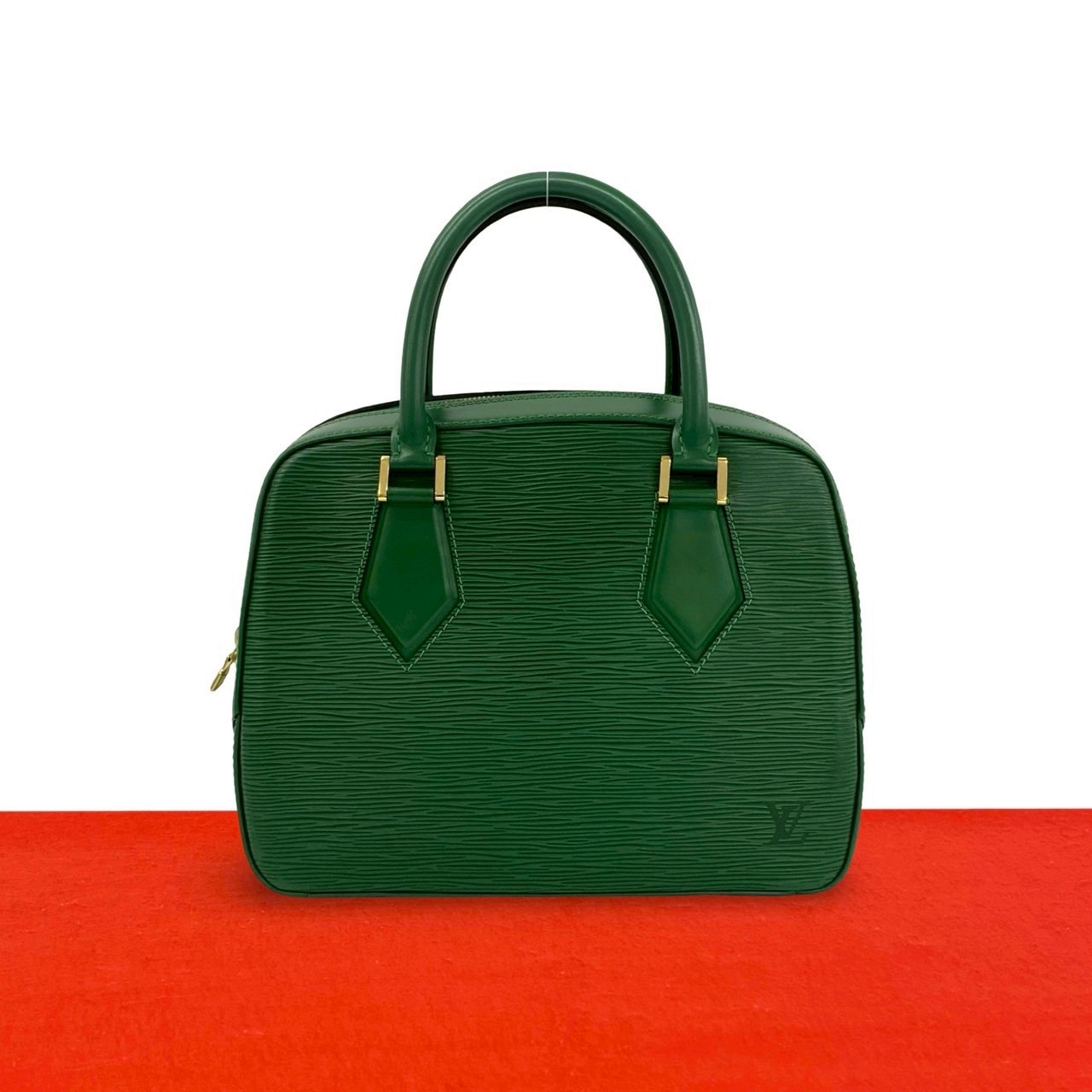LOUIS VUITTON ルイヴィトン サブロン エピ レザー ハンドバッグ グリーン
 480-7