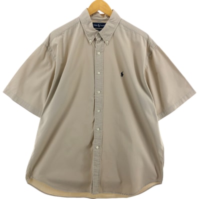 古着 ラルフローレン Ralph Lauren BLAKE 半袖 ボタンダウンシャツ メンズXL相当/eaa548624