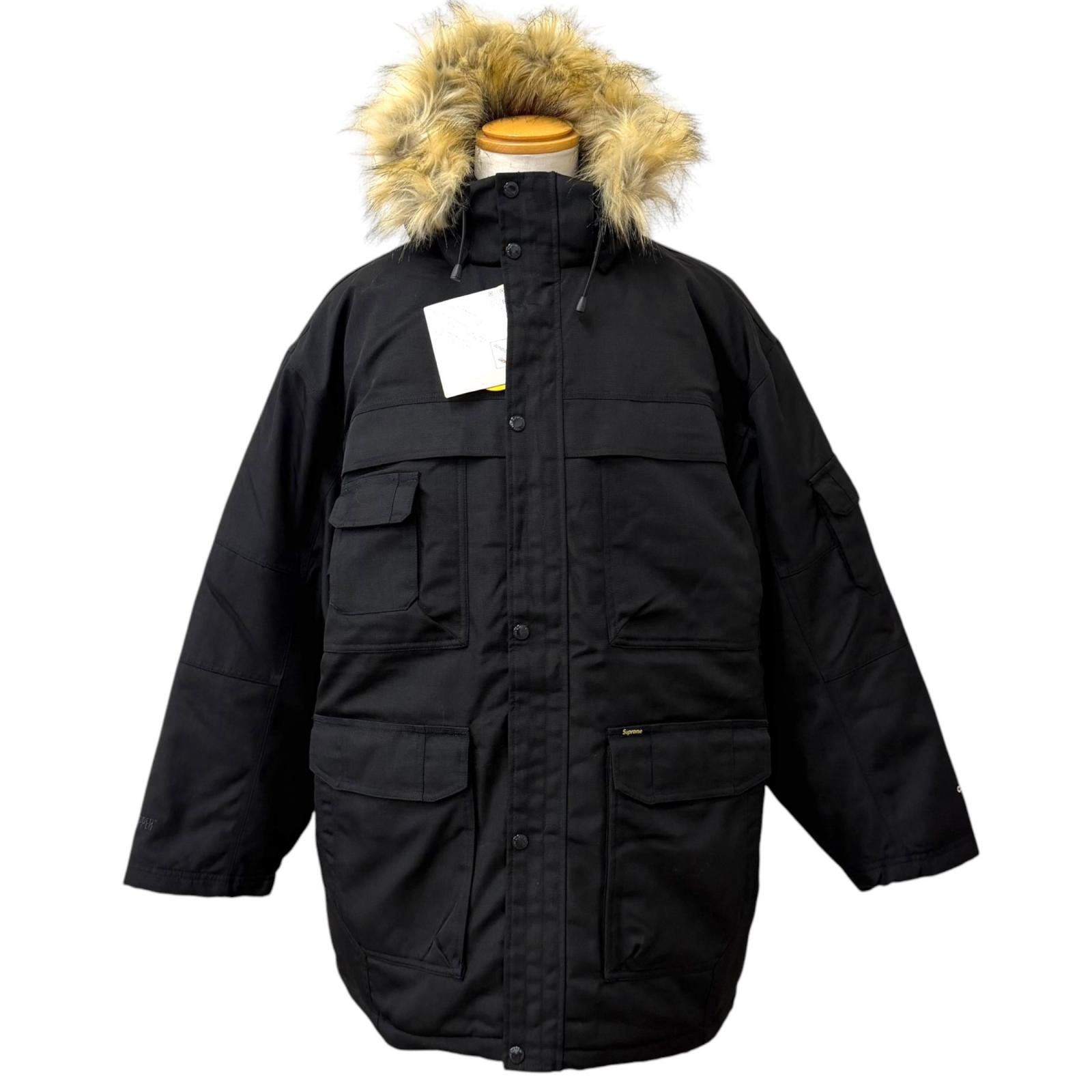 極美品 シュプリーム コート Cordura Snorkel Coat ブラック