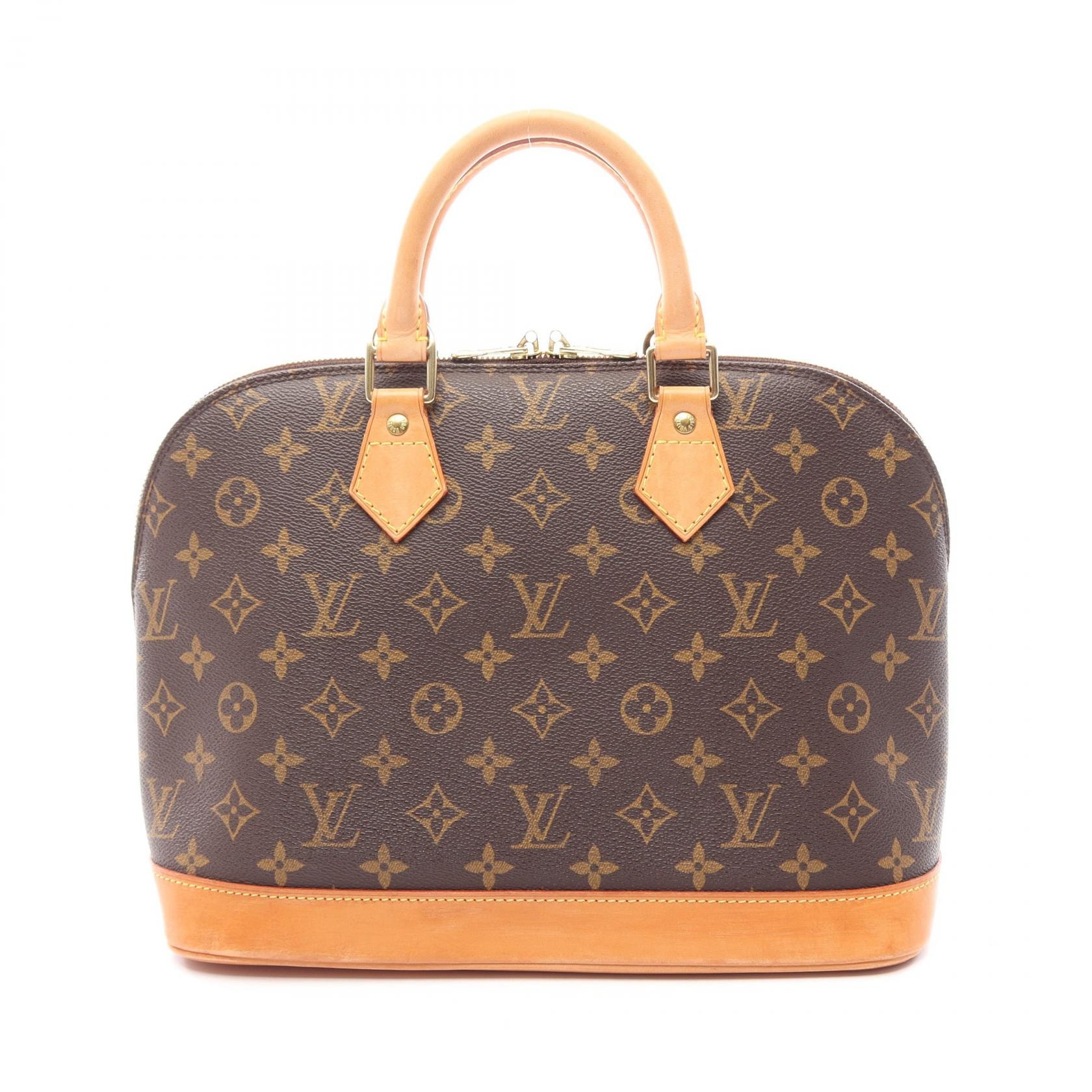 ルイ・ヴィトン LOUIS VUITTON アルマPM ハンドバッグ バッグ PVCコーティングキャンバス レザー モノグラム レディース ブラウン系 M51130 【中古】