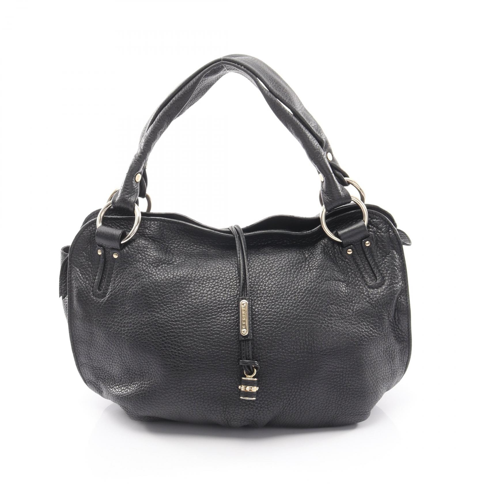 セリーヌ CELINE ビタースウィート ハンドバッグ バッグ レザー レディース ブラック系 160663 【中古】