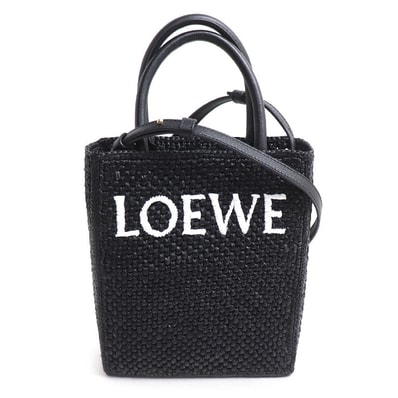 LOEWE ロエベ A5 トートバッグ ブラック A563S30X09 レディース【中古】【美品】